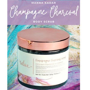 Manna Kadar Relax Champagne Charcoal Body Scrub